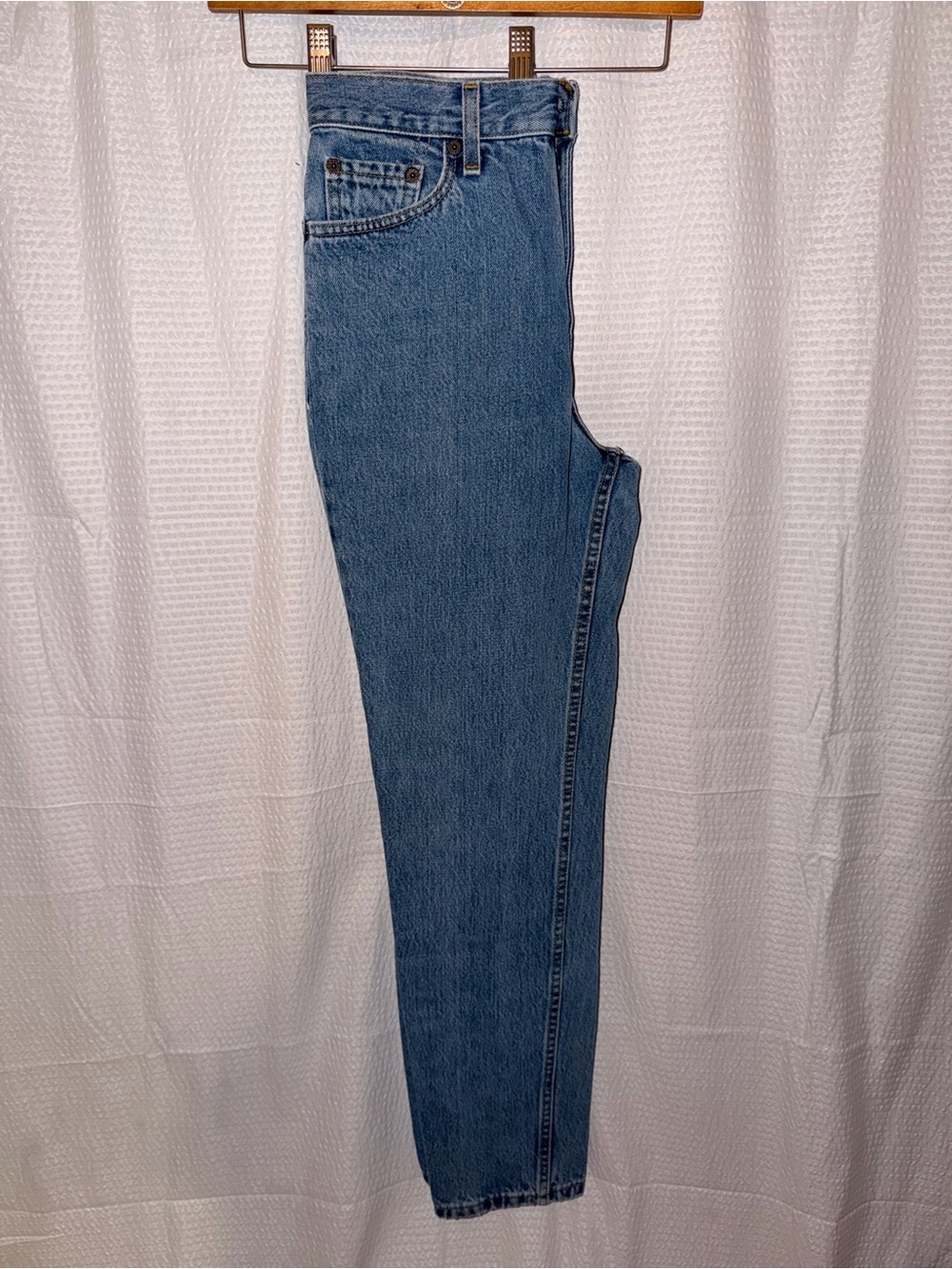Vintage 90s Levi's 512 Slim Fit Tapered Leg Mom Jeans Made in USA - Misses 8 M - Picture 5 of 10